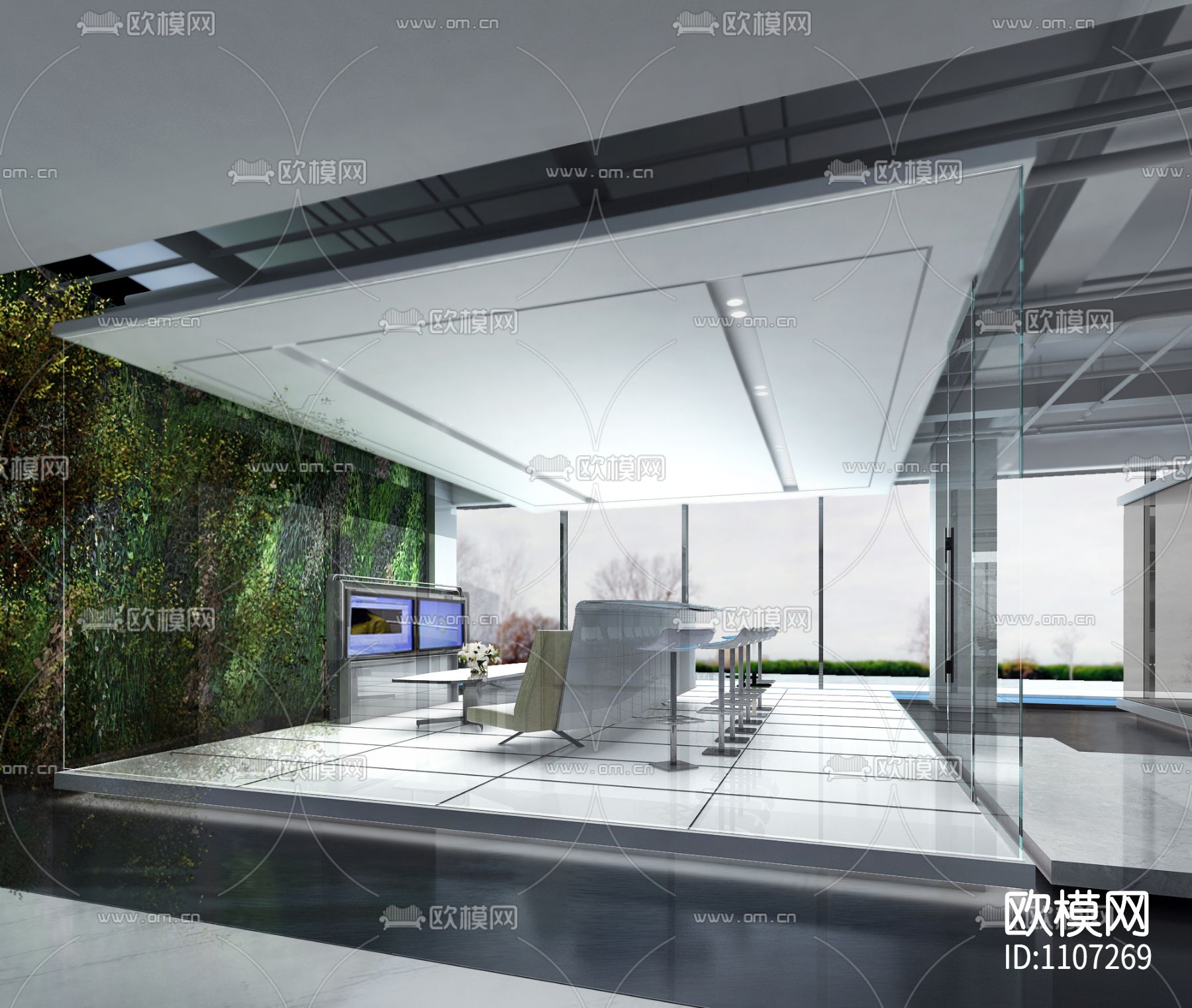 集艾设计G-ART--万科售楼处室内汇报方案+效果图+施工图+物料表+软装方案