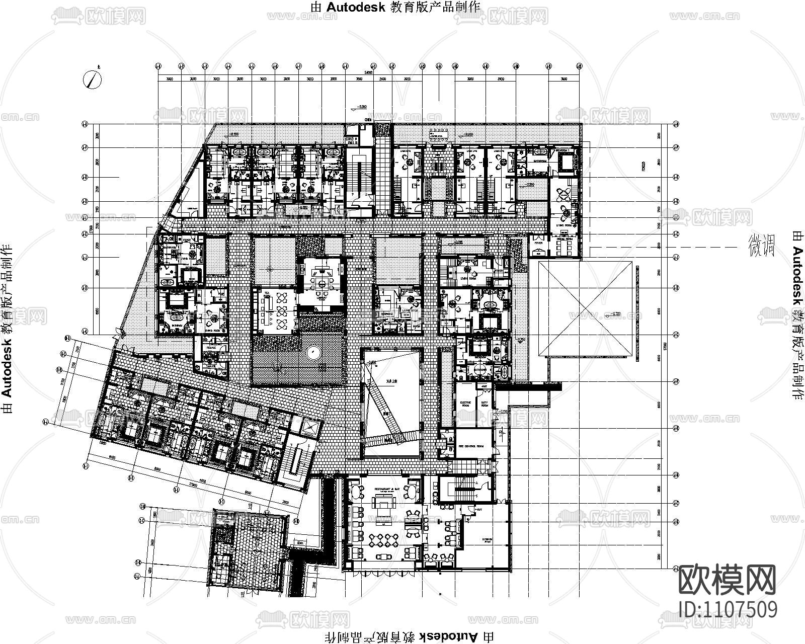 花间堂-周庄新中式休闲度假民宿客栈CAD施工图+设计方案+客房SU下载（渲染图5）