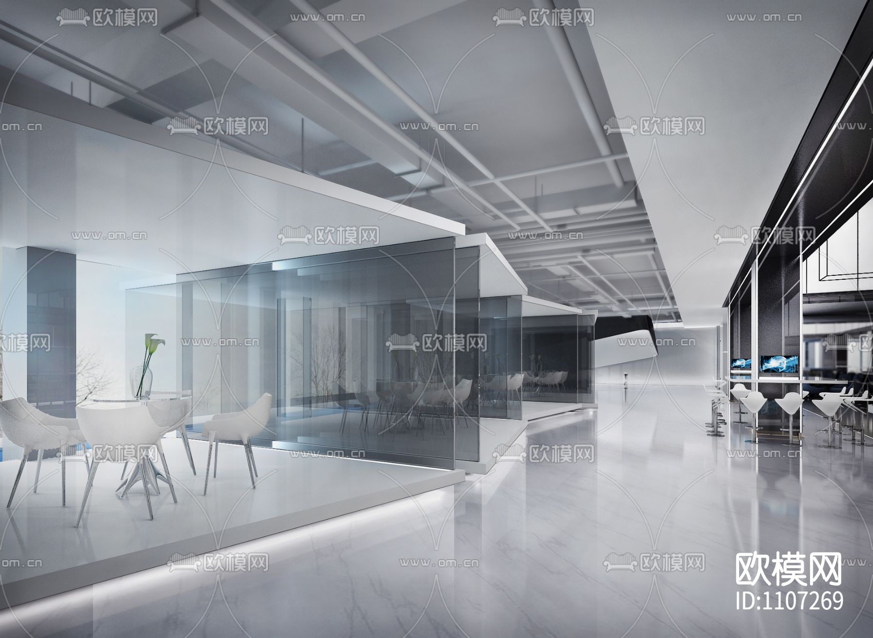 集艾设计G-ART--万科售楼处室内汇报方案+效果图+施工图+物料表+软装方案