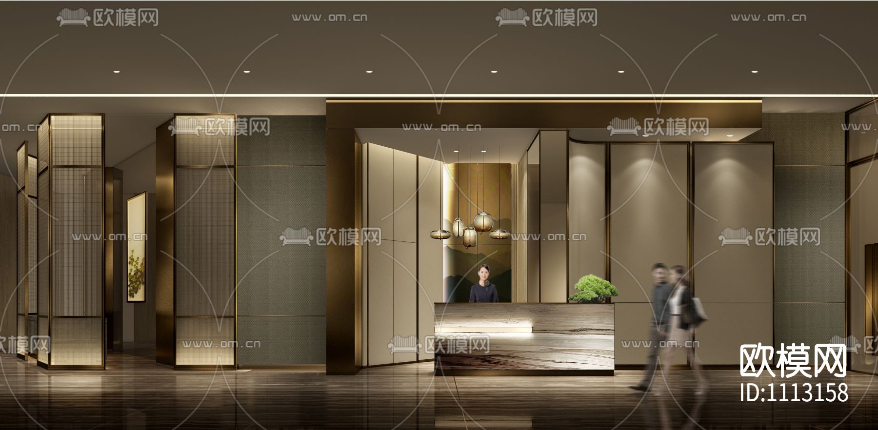 【CCD】华润城润府7-8号楼会所 设计方案+效果图+CAD平面图 210M下载（渲染图3）