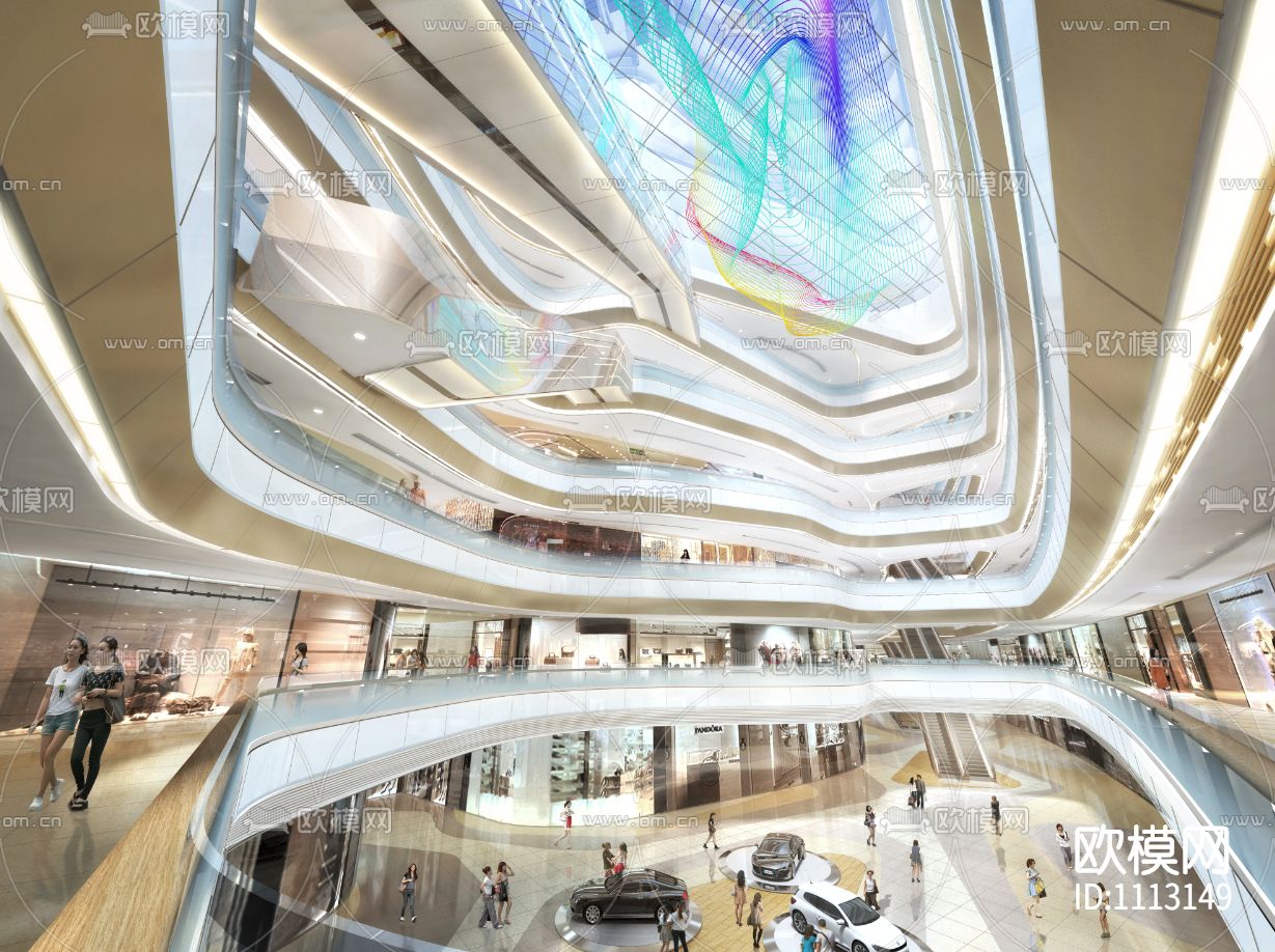 【Aedas】济南聚隆广场购物中心丨设计方案两版+效果图+CAD平面下载（渲染图2）