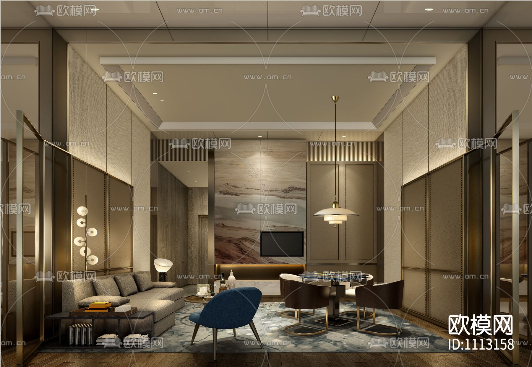 【CCD】华润城润府7-8号楼会所 设计方案+效果图+CAD平面图 210M下载（渲染图1）