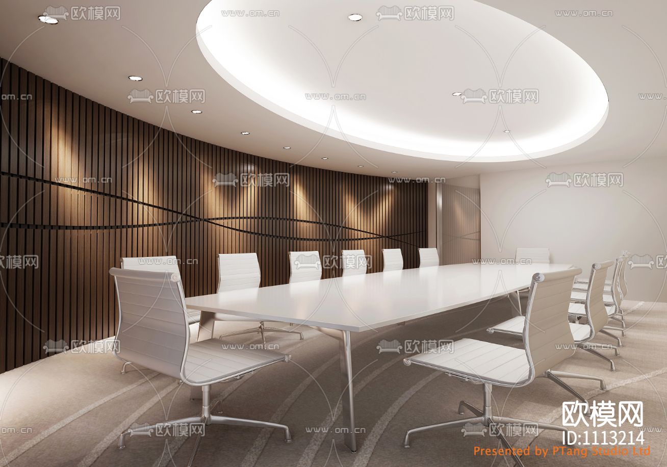 【PTang Studio】海宁会所高清效果图+CAD全套施工图丨PDF+JPG下载（渲染图8）