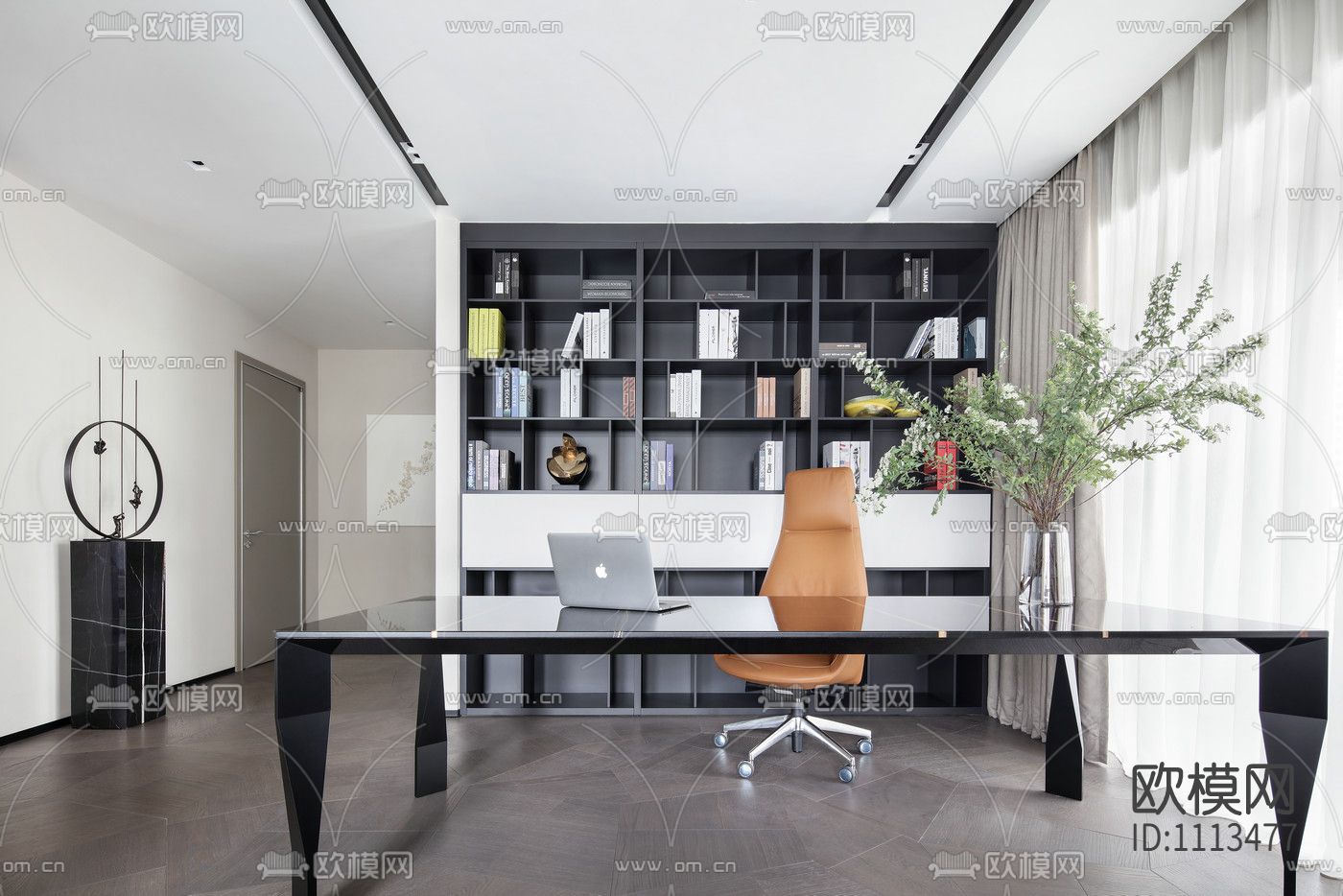 上海汤臣一品样板房室内施工图下载（渲染图2）