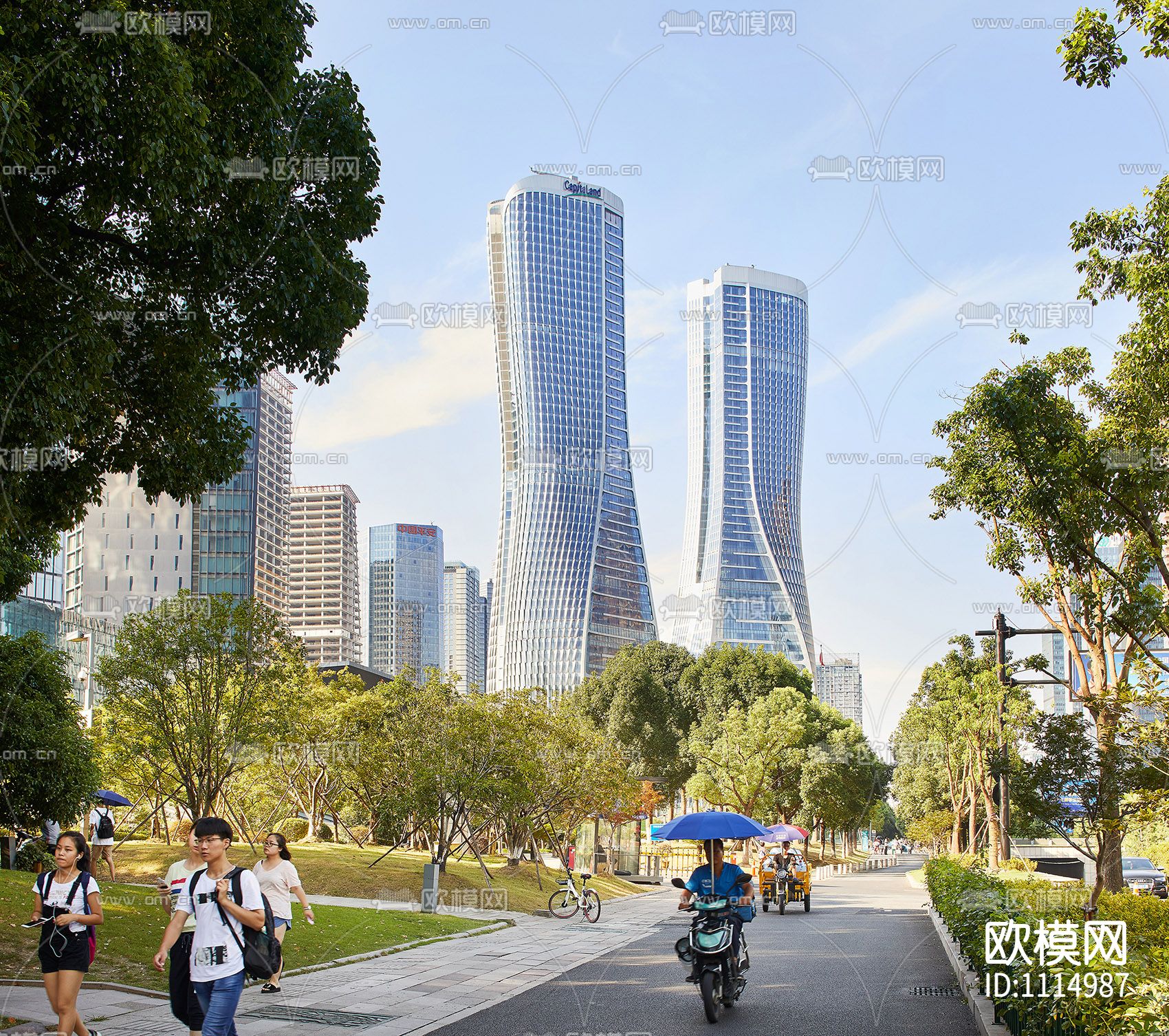 杭州来福士星巴克咖啡丨效果图+施工图CAD+PDF格式下载（渲染图8）