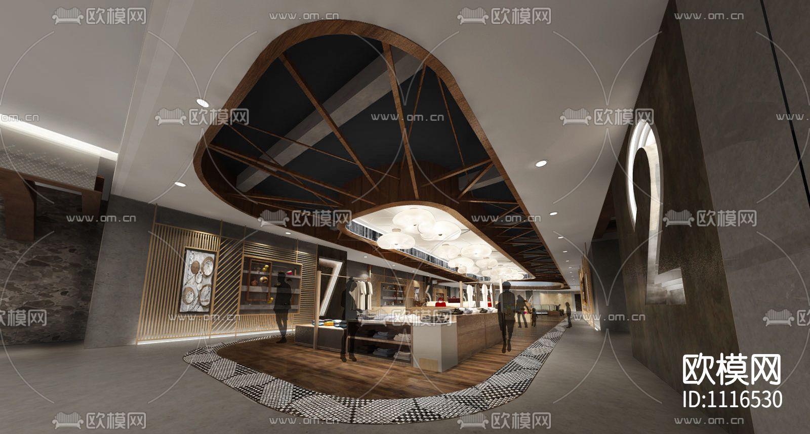 杭州来福士广场橙天嘉禾影城丨效果图+PDF施工图+材料表下载（渲染图5）