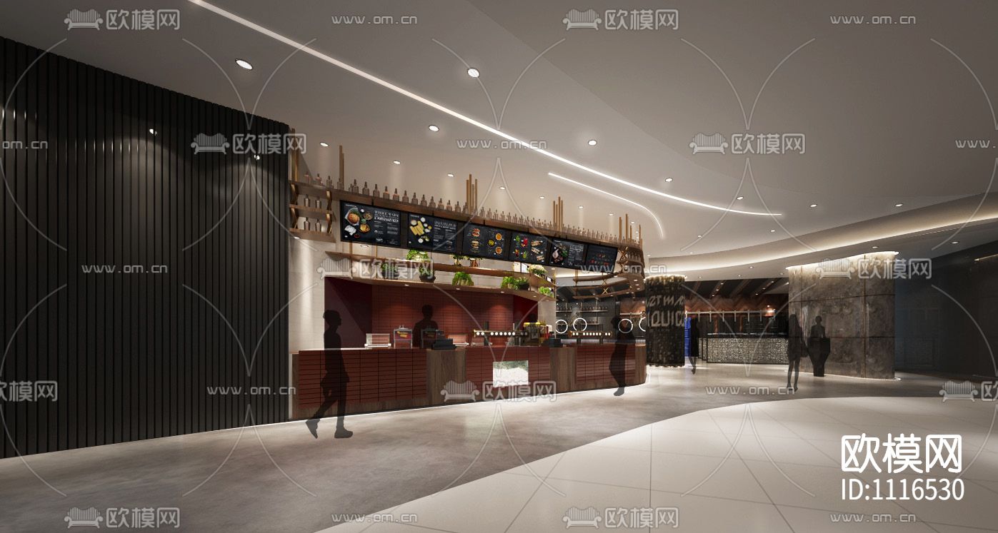 杭州来福士广场橙天嘉禾影城丨效果图+PDF施工图+材料表下载（渲染图4）