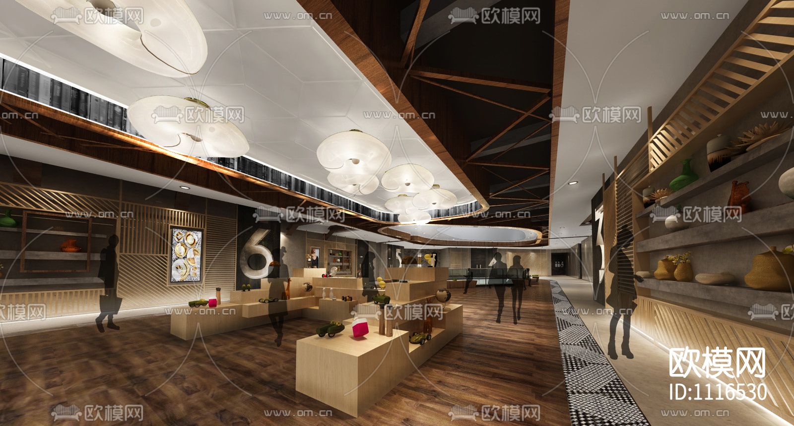 杭州来福士广场橙天嘉禾影城丨效果图+PDF施工图+材料表下载（渲染图6）