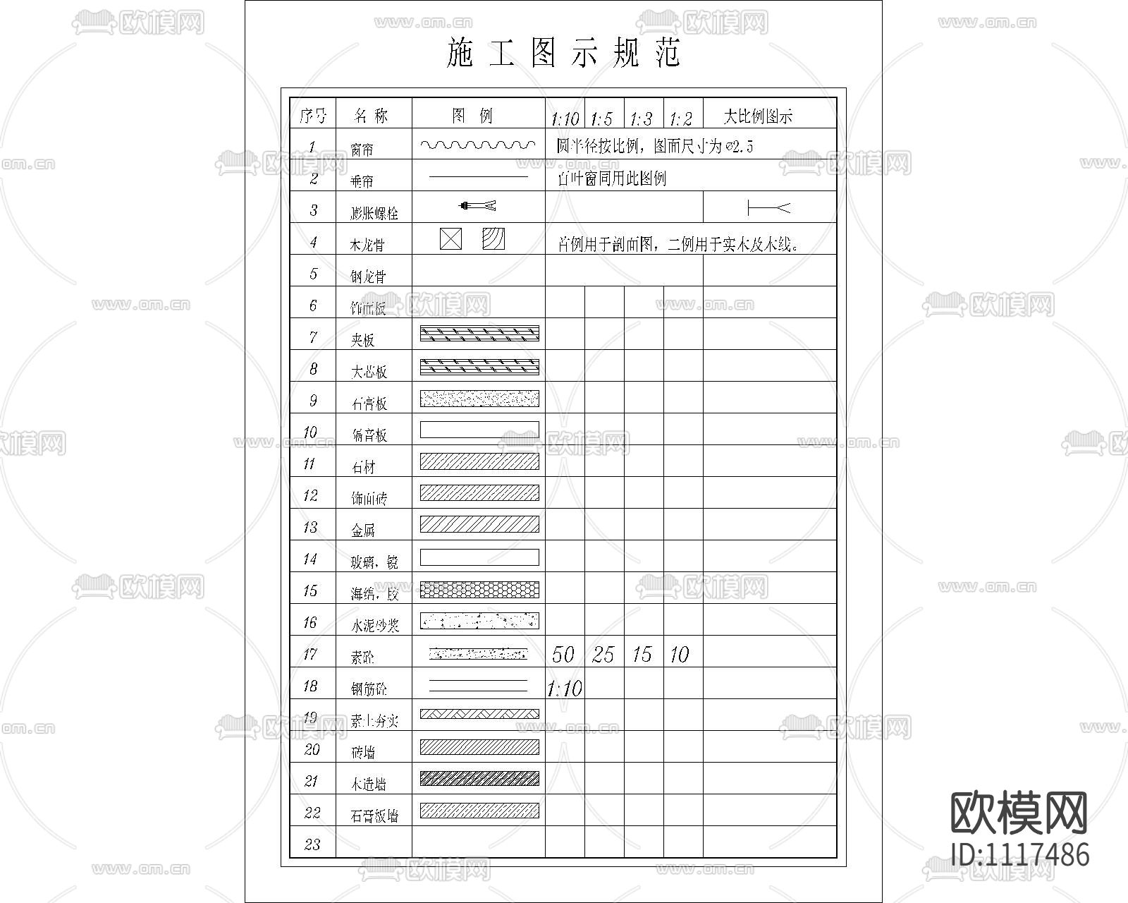 标准CAD图绘制规范下载（渲染图7）