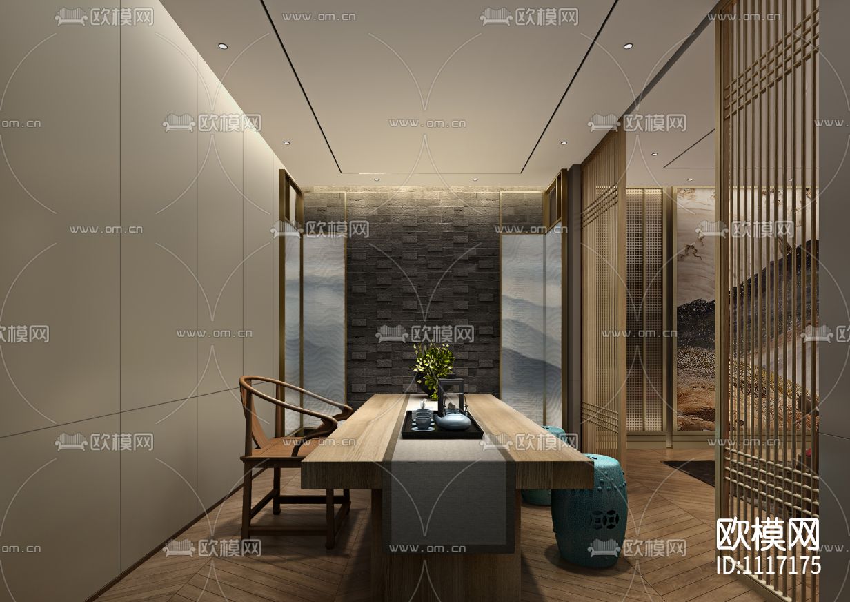 深圳航天大厦·万咖金融会所咖啡酒吧丨效果图+施工图下载（渲染图4）