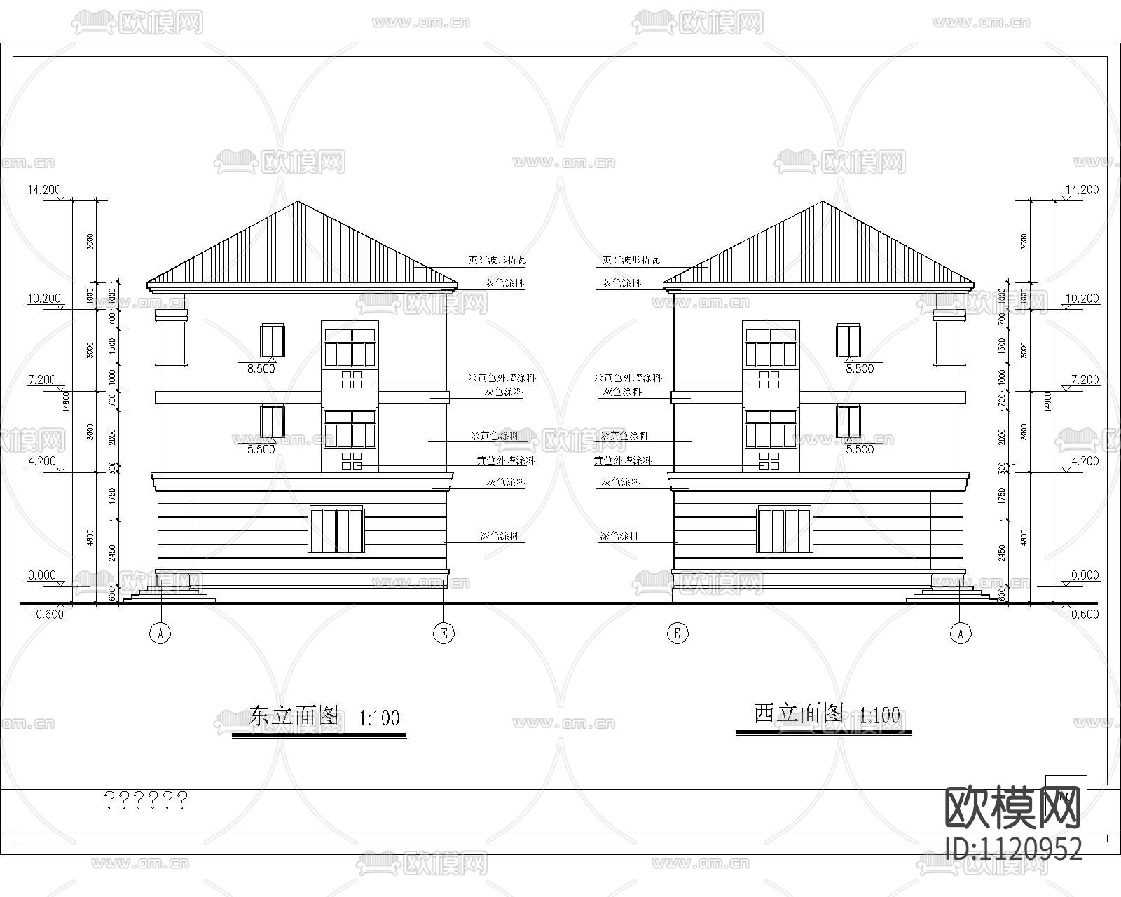 效果图、施工图配套28套下载（渲染图4）