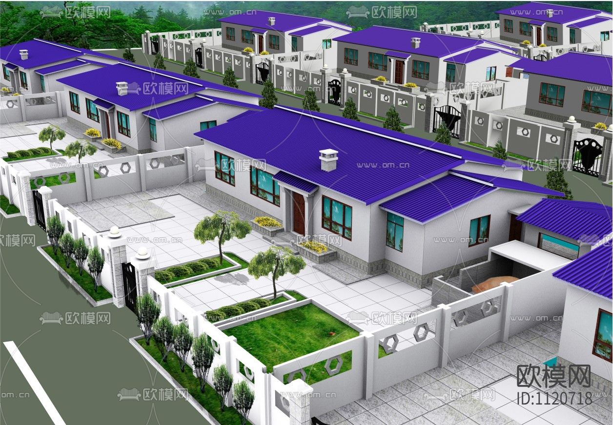 一层全套CAD施工图下载（渲染图1）