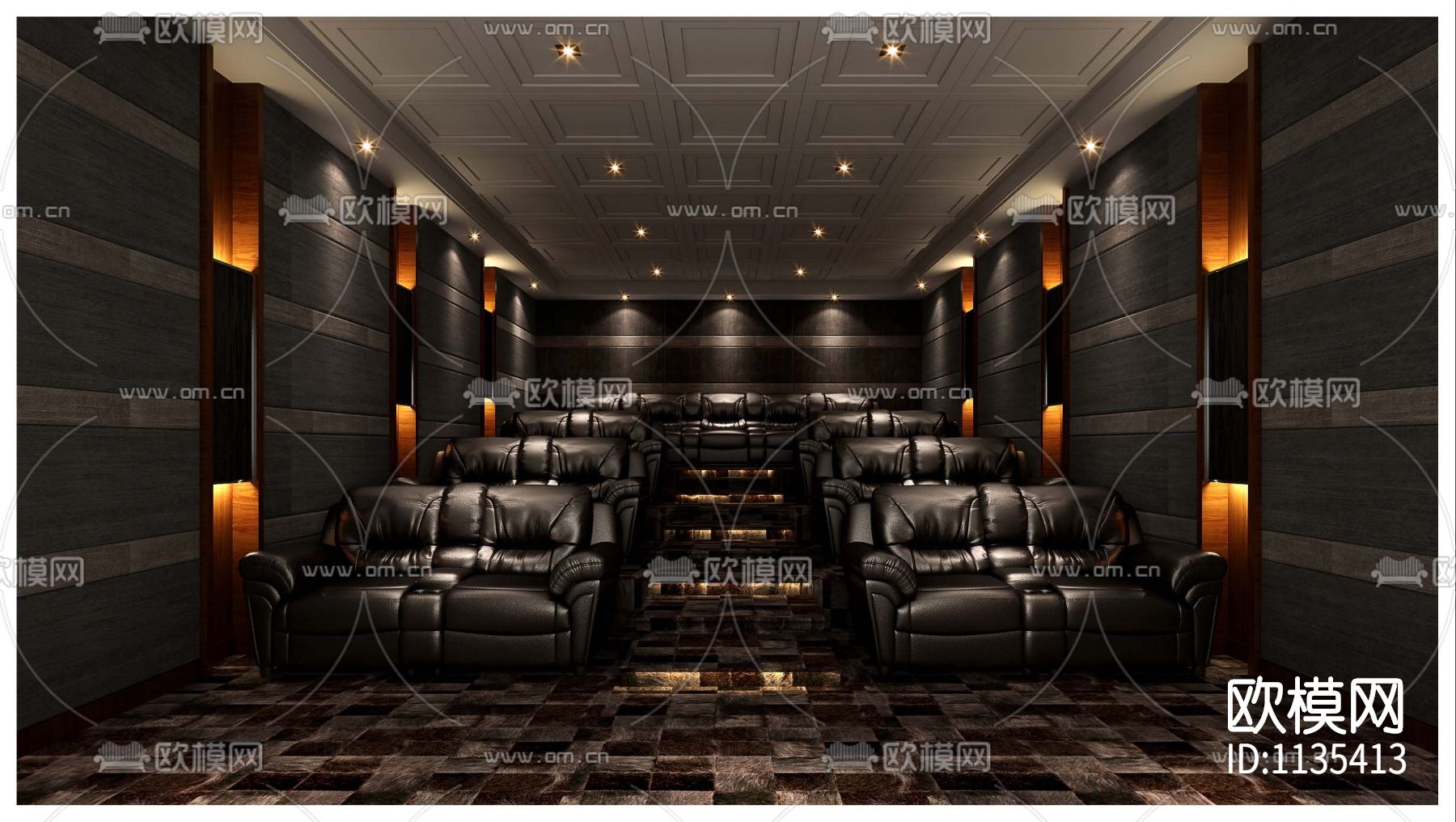 茶空间 中式古典禅意茶楼茶吧会所丨效果图+CAD施工图下载（渲染图8）