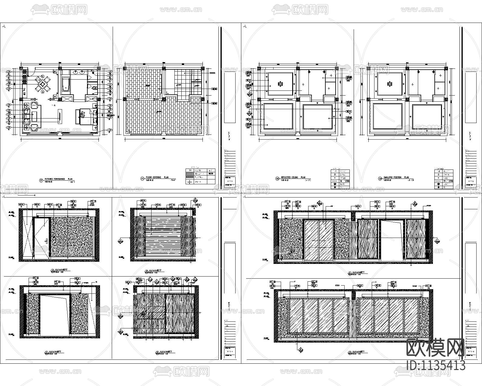 茶空间 中式古典禅意茶楼茶吧会所丨效果图+CAD施工图下载（渲染图4）