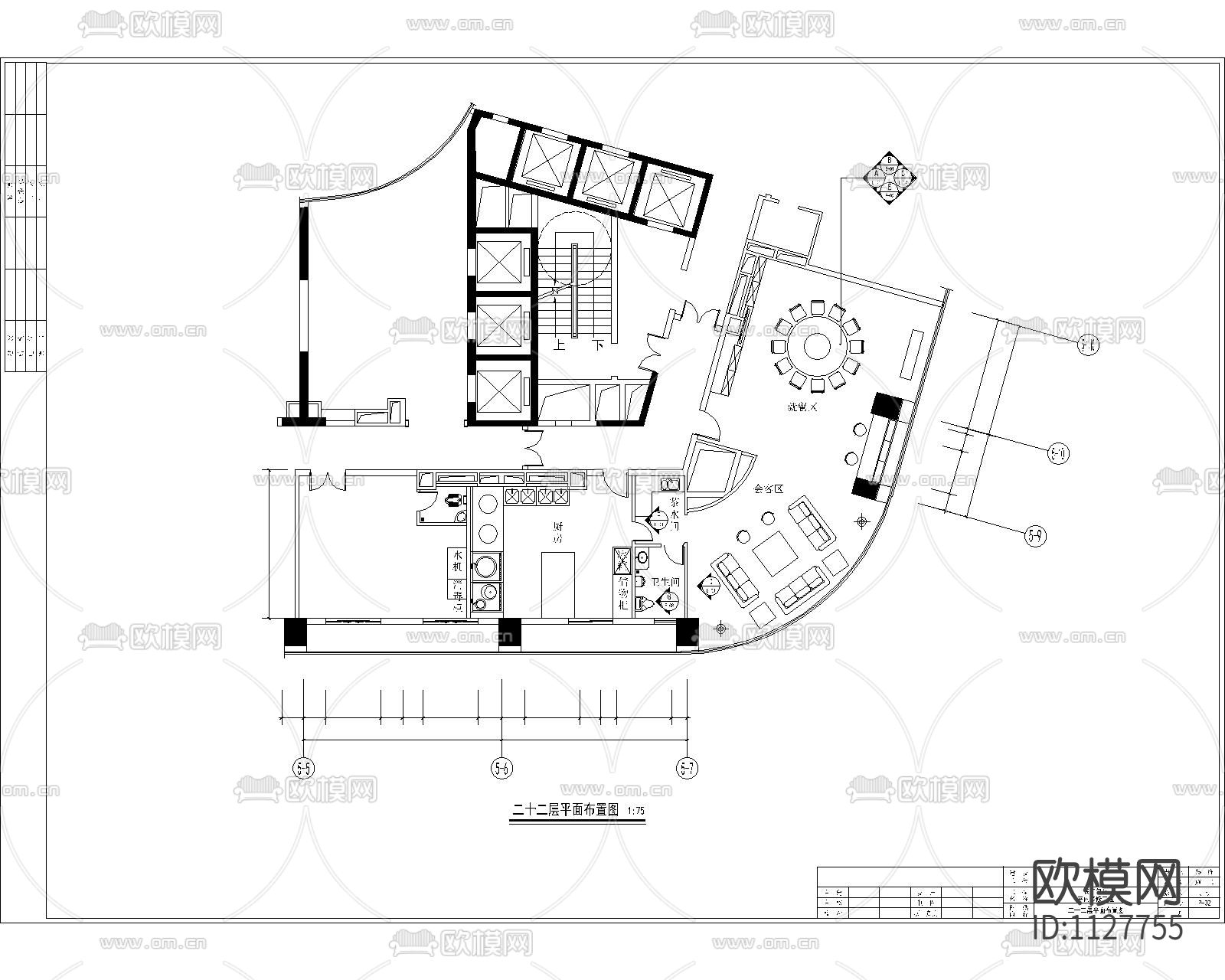 新中式餐厅包间下载（渲染图1）