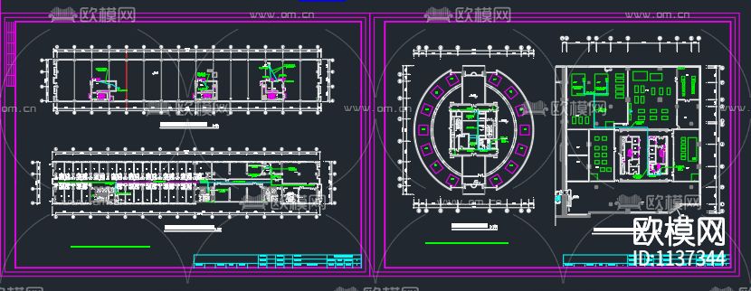 系统集成cad施工图下载（渲染图5）