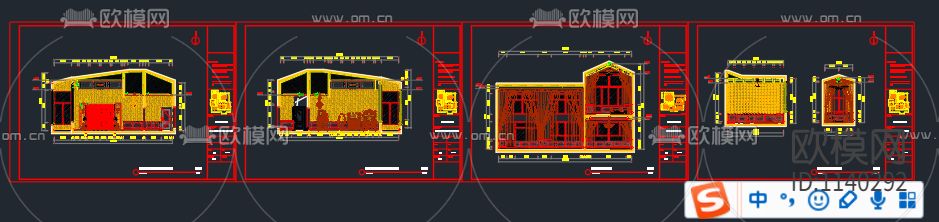 别墅图纸加水电下载（渲染图8）