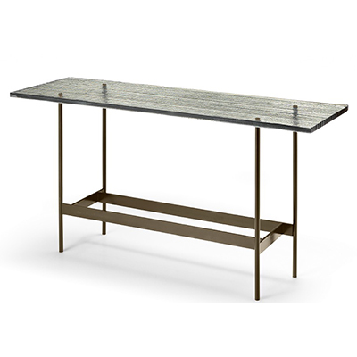 意大利FIAM ITALIA品牌 现代玻璃金属端景条案