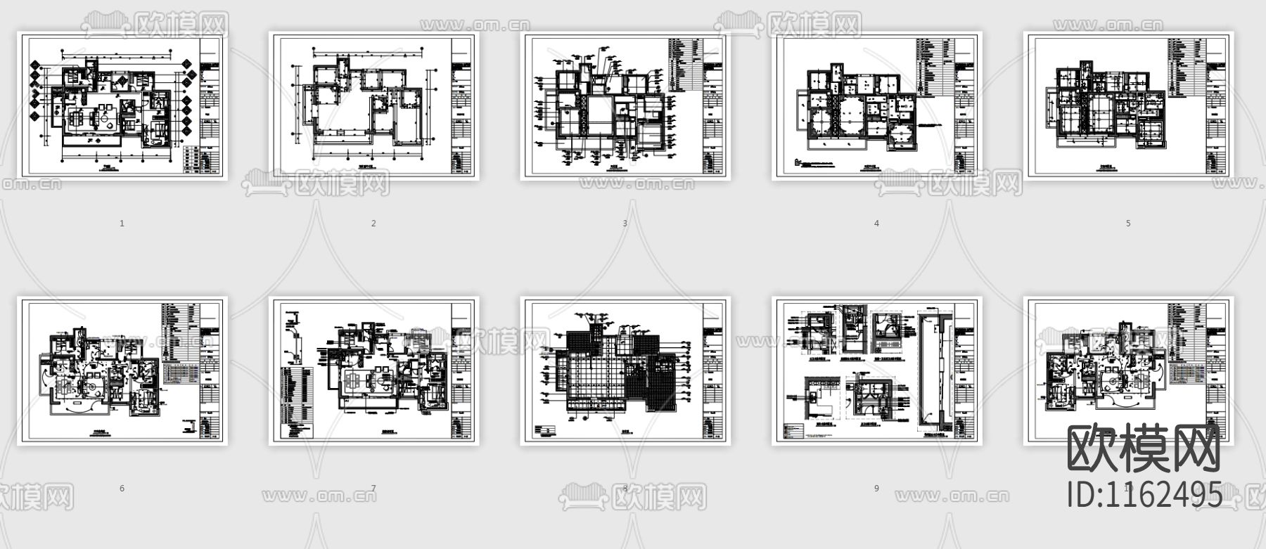 样板房施工图下载（渲染图4）