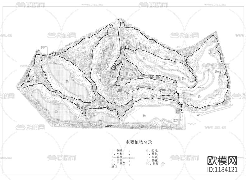 雙山高爾夫球場(chǎng)平面布置圖下載