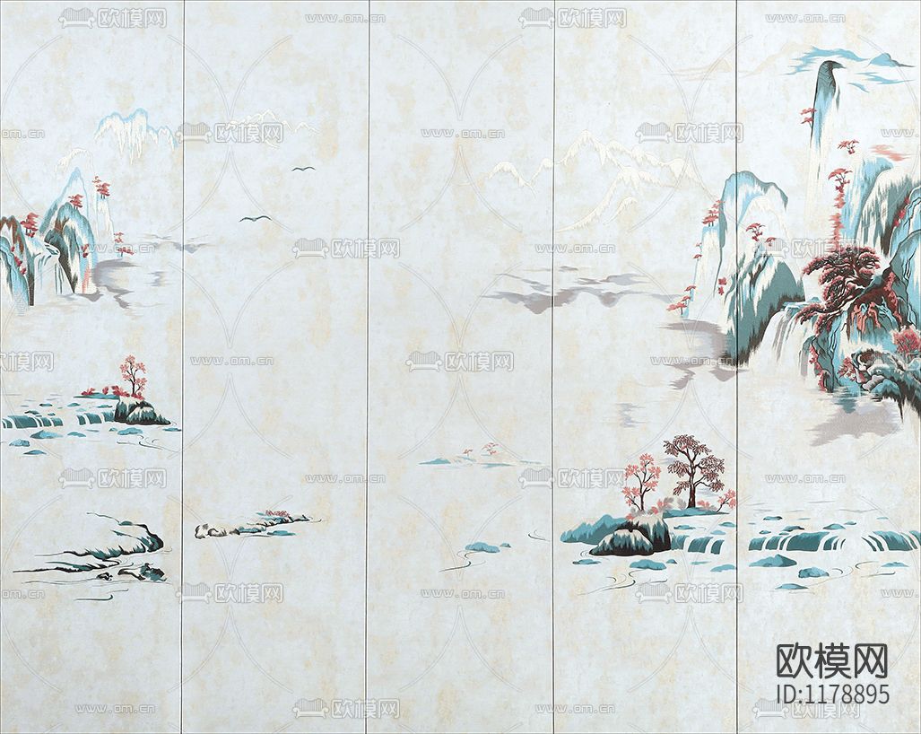 新中式水墨画