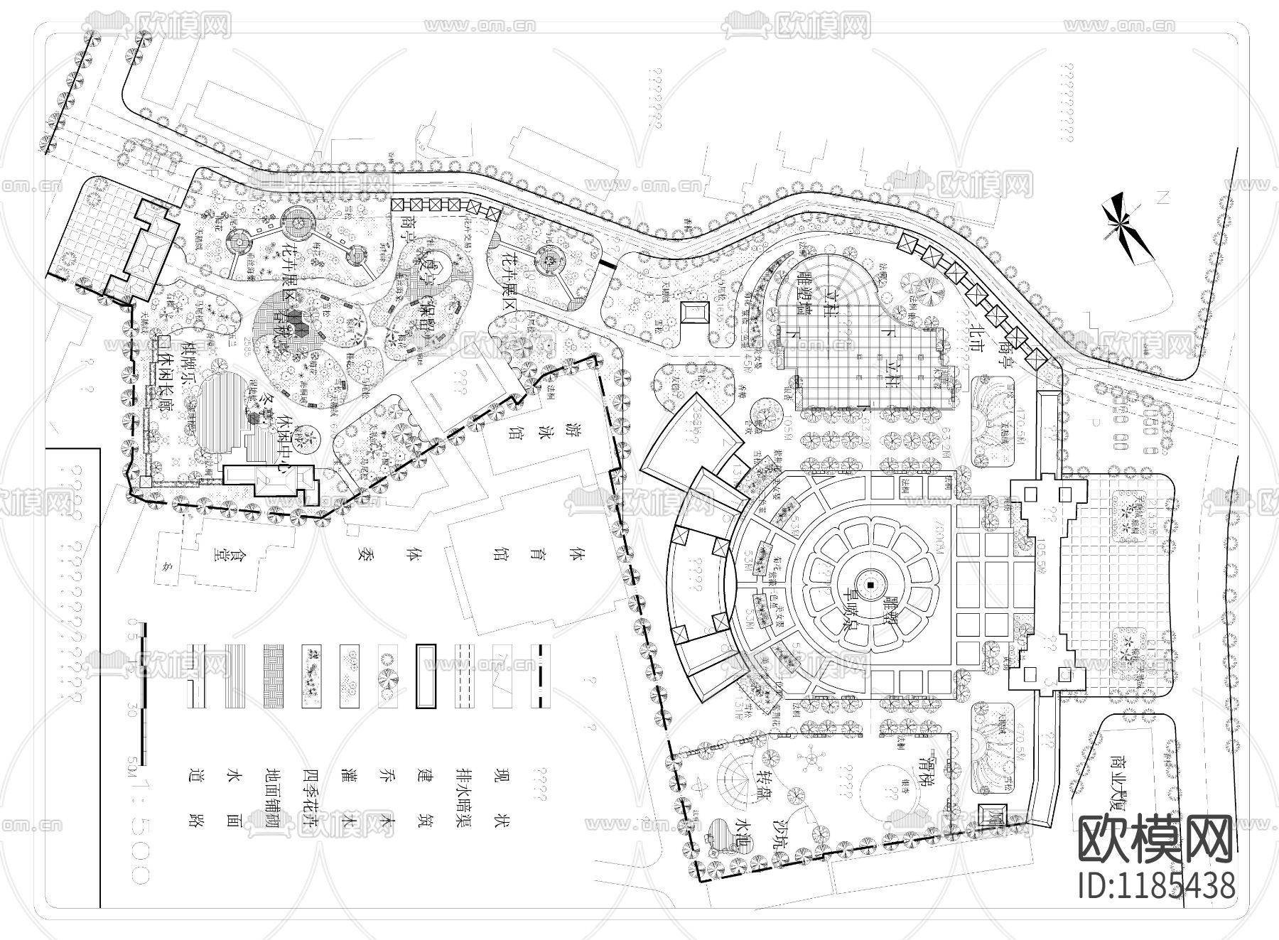 文化宫绿化平面下载