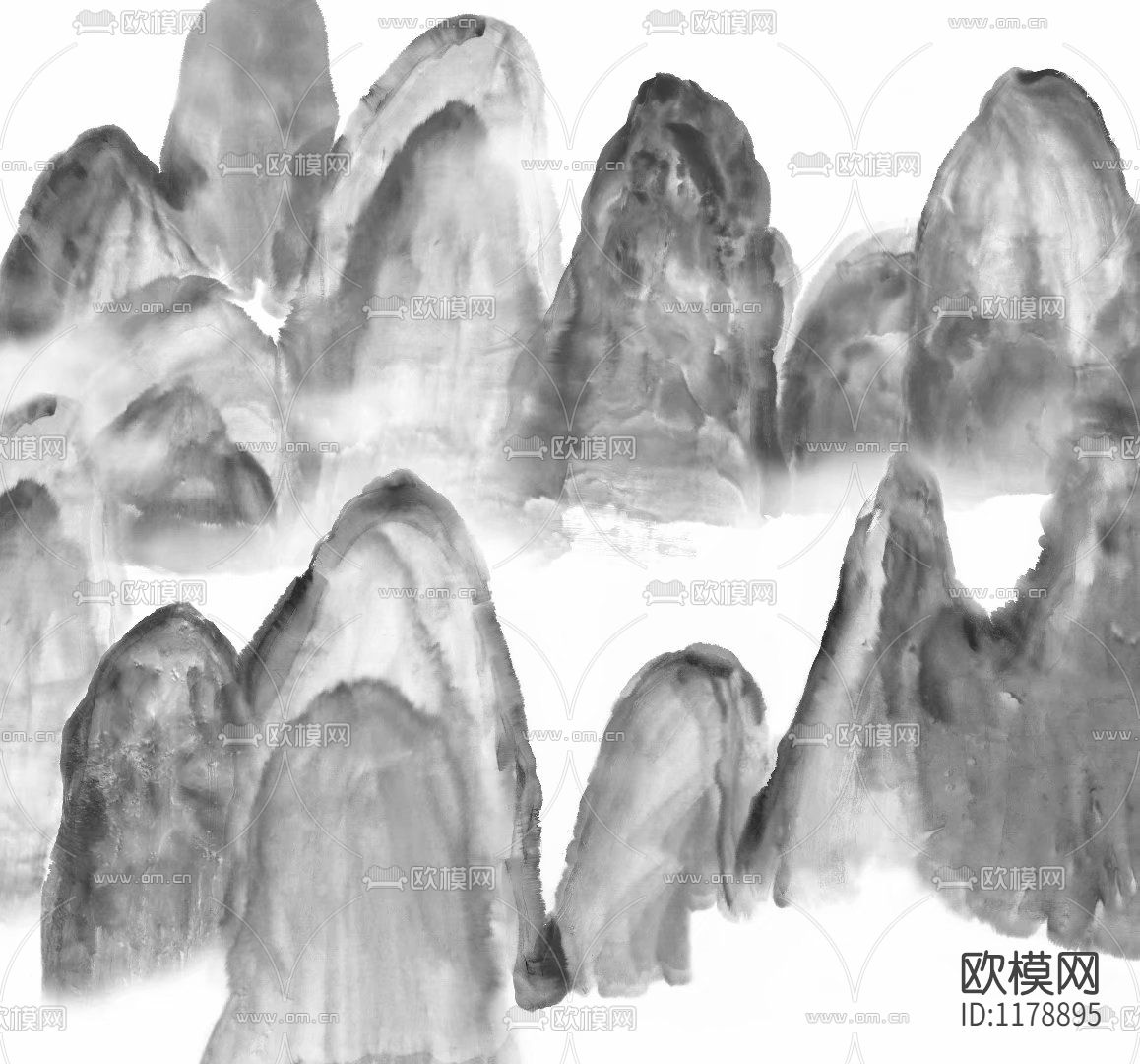 新中式水墨画