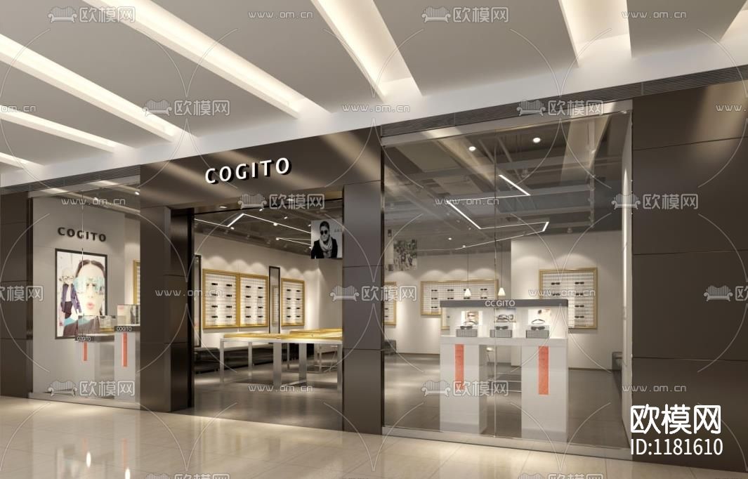 COGITO眼镜店设计图CAD