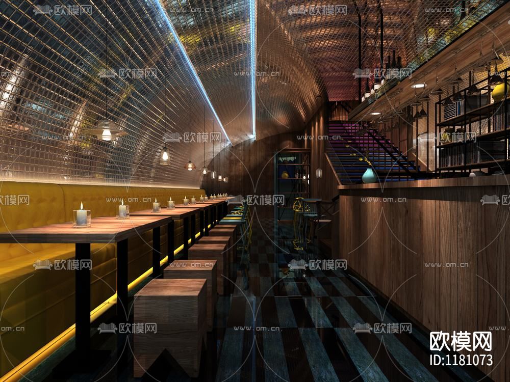 风云聚精品酒店（施工图+效果图）下载（渲染图1）