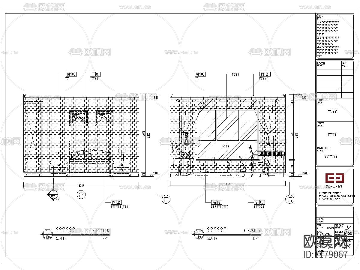 全套简欧别墅装修效果图+详细施工图下载（渲染图10）