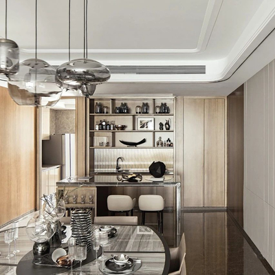 梁志天设计 现代轻奢餐厅