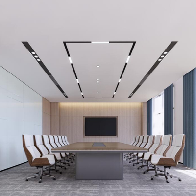  现代办公室会议室su模型 