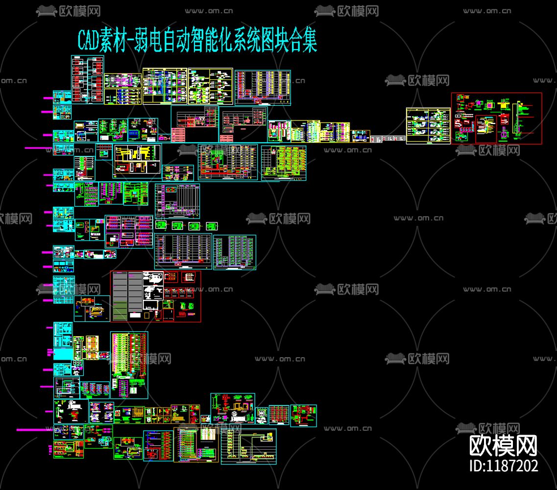 弱电自动智能化系统图块合集下载