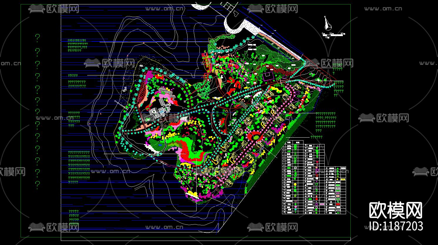 风景区及度假村景观规划设计CAD图纸30套下载（渲染图7）
