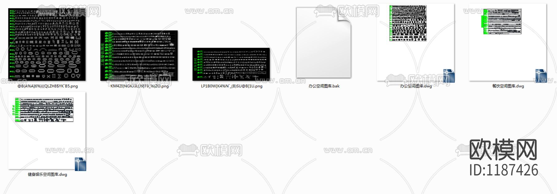工装平面方案CAD图库下载（渲染图4）