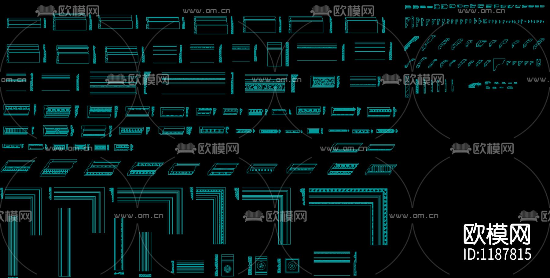 线条型板下载（渲染图4）