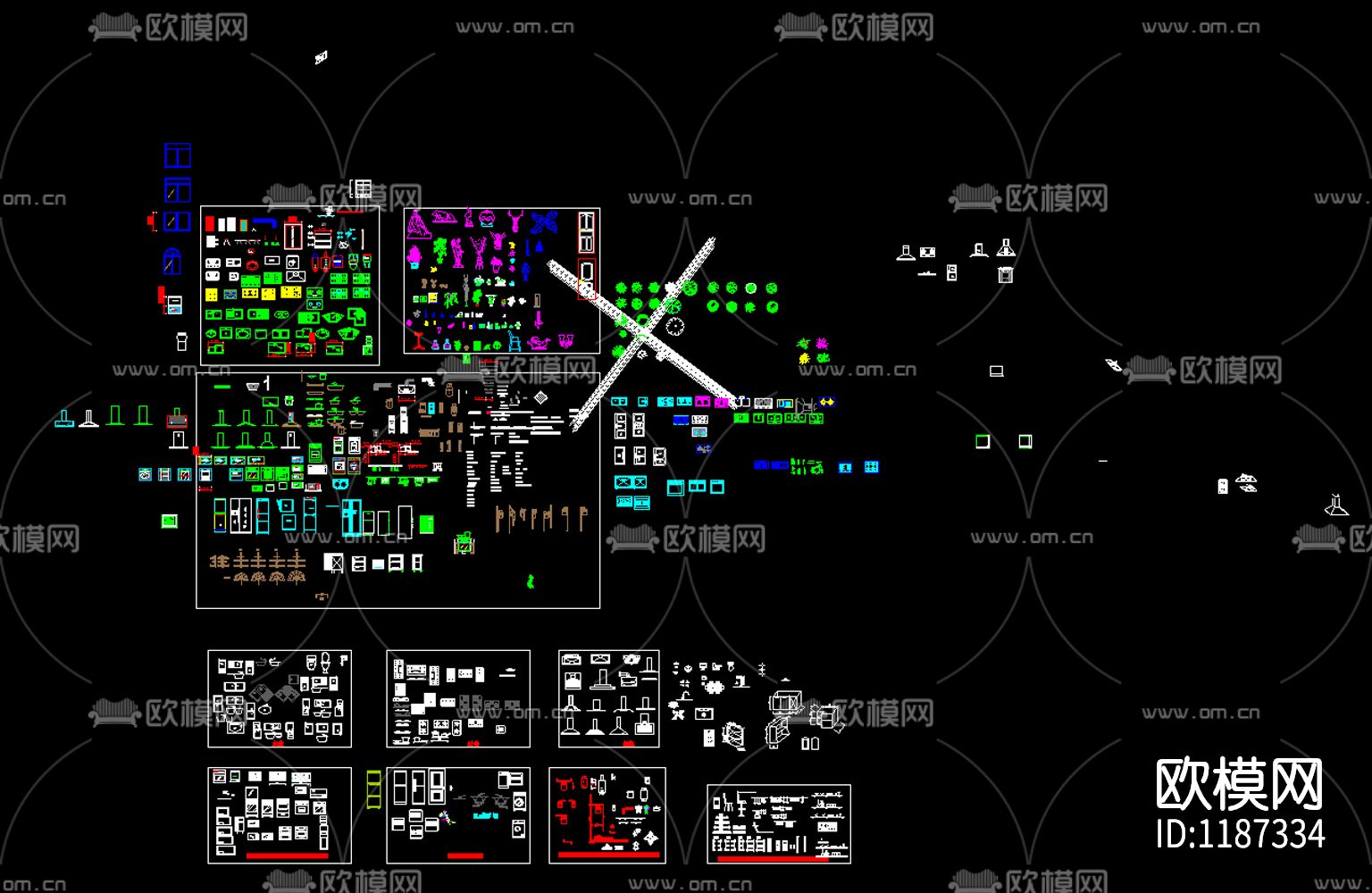 橱柜图块下载（渲染图1）