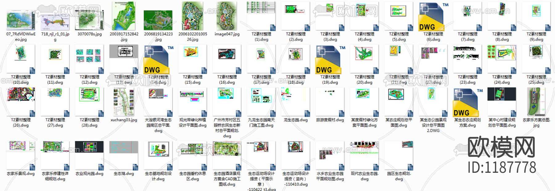 景观规划平面图下载（渲染图3）
