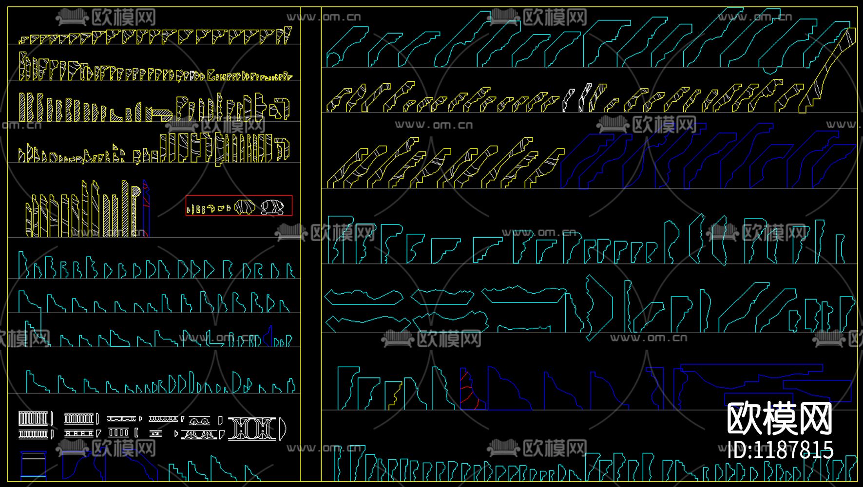 线条型板下载（渲染图2）