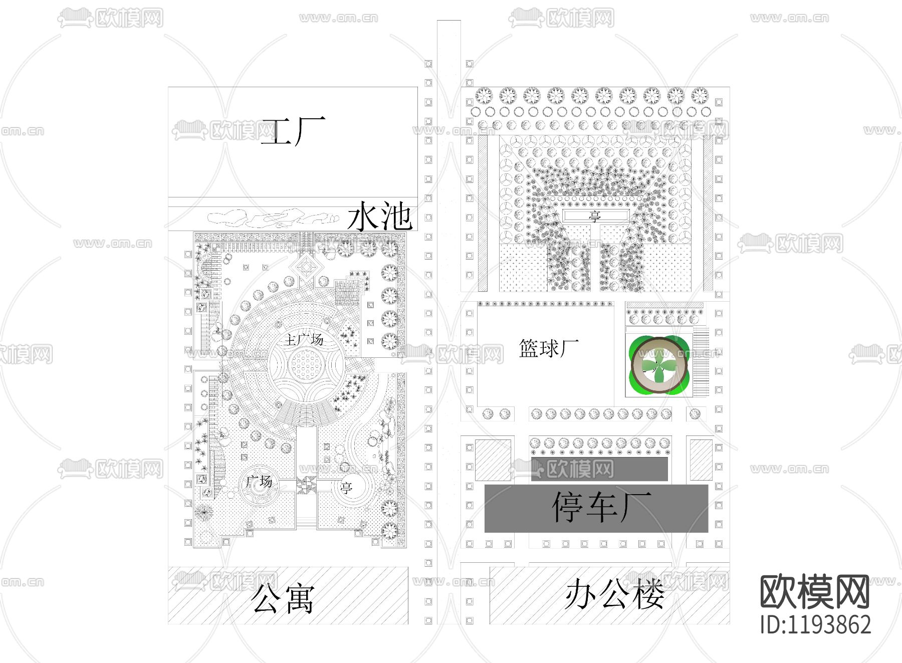 园林规划图纸