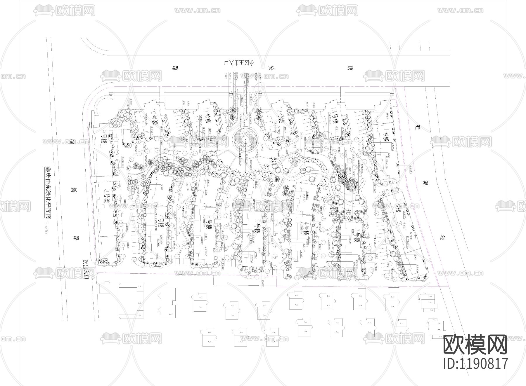 鑫唐佳苑规划总平面图下载