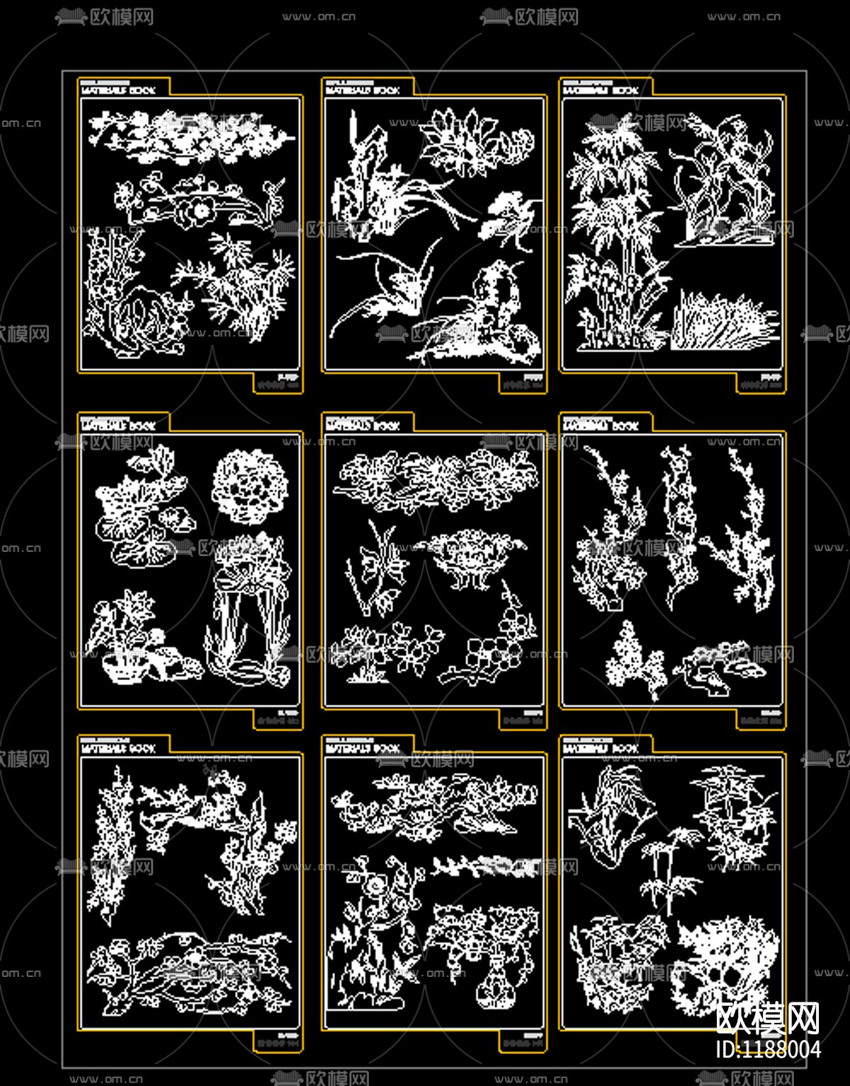 装饰纹样下载（渲染图1）
