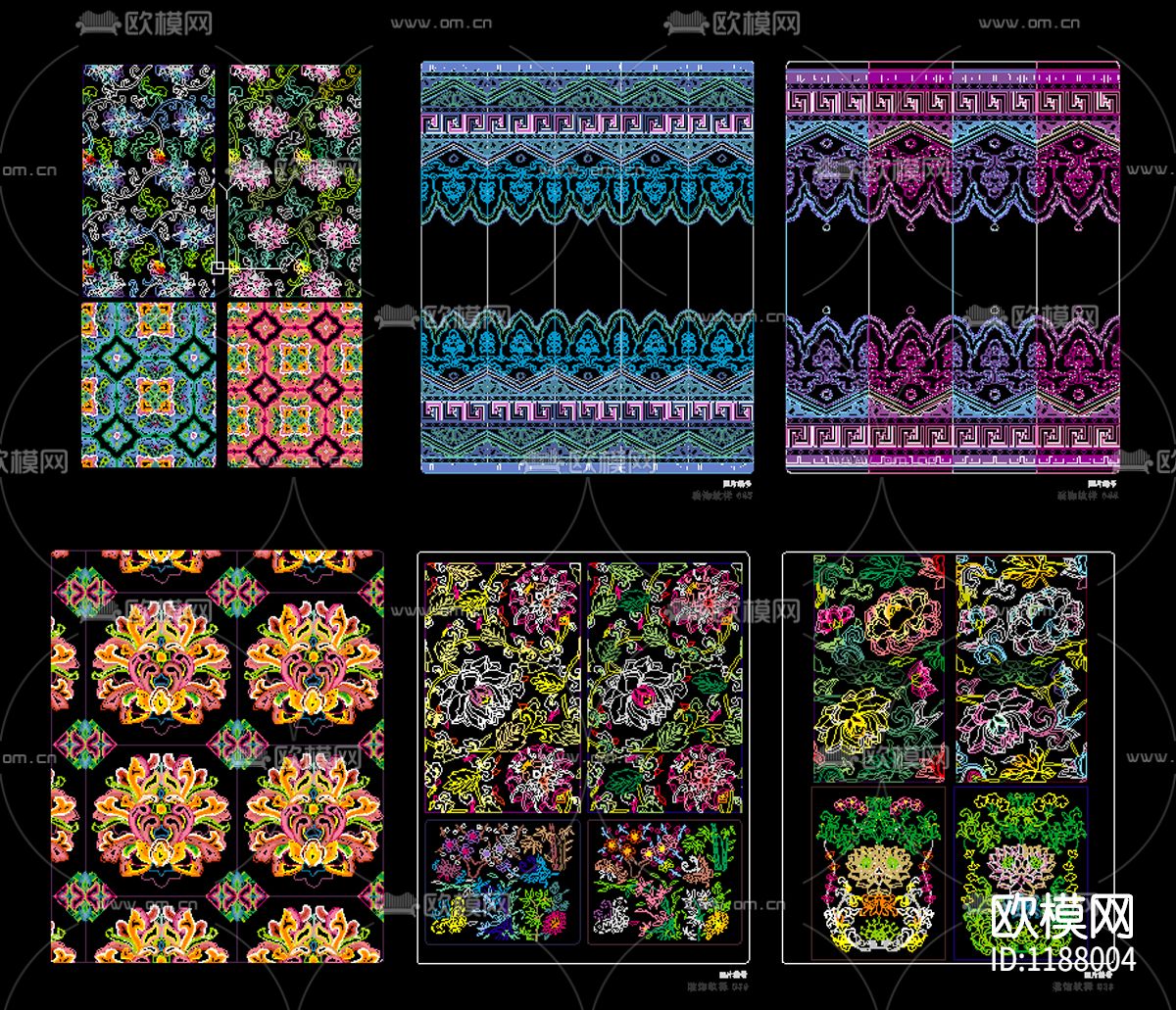 装饰纹样下载（渲染图3）