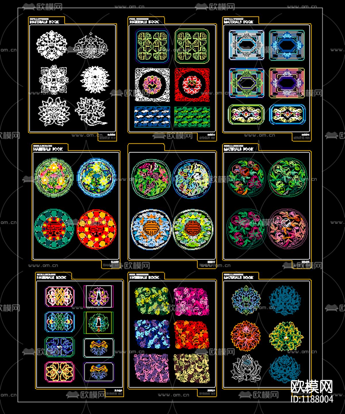 装饰纹样下载（渲染图4）