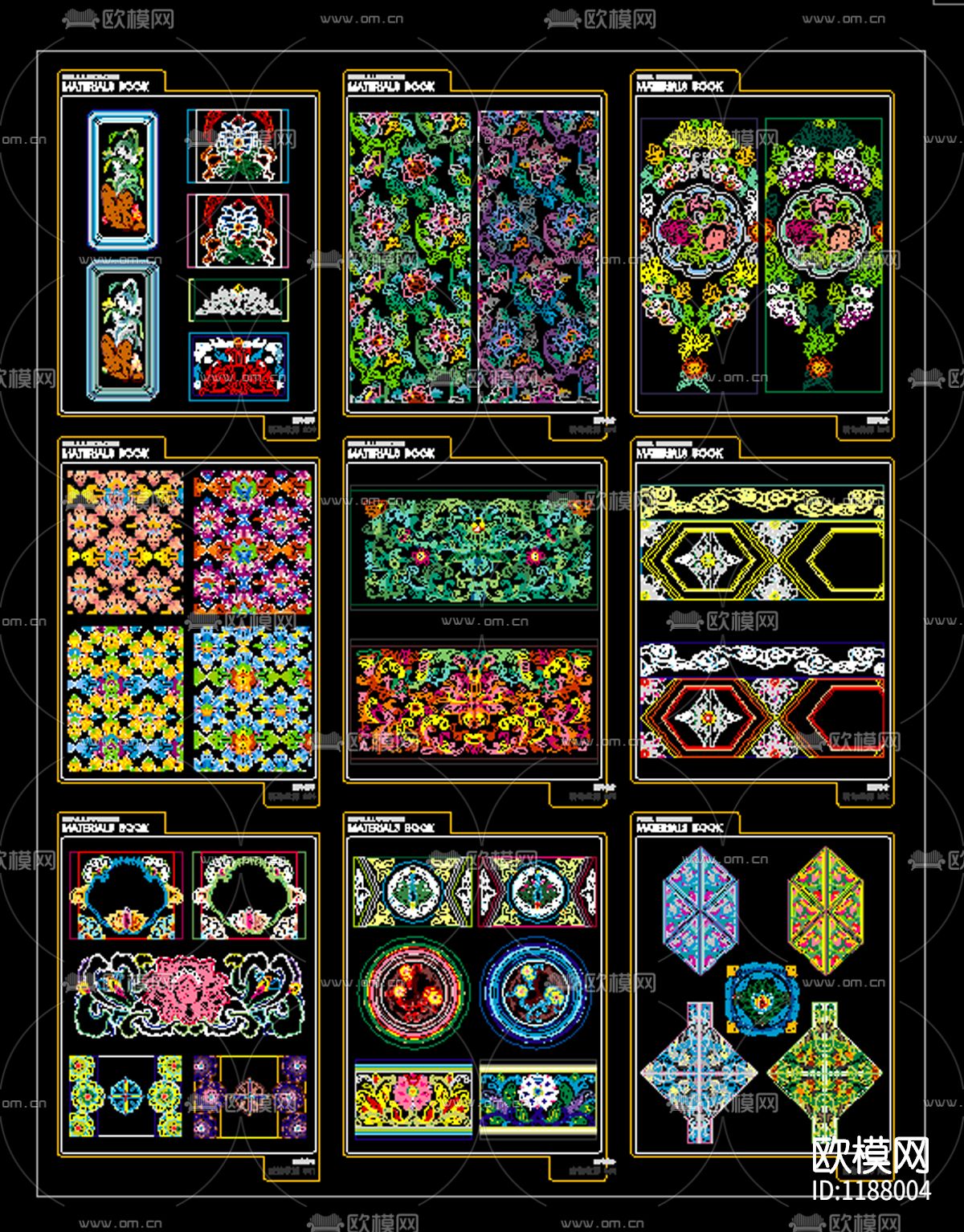 装饰纹样下载（渲染图2）