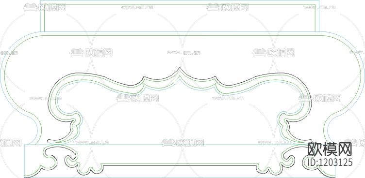 中式柱图块下载（渲染图4）