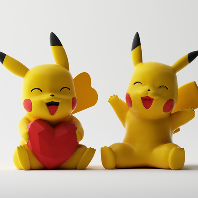 皮卡丘3d模型-3dmax模型免费下载-欧模网