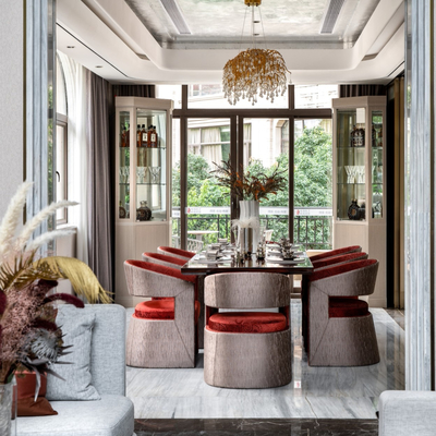 圣易文设计 现代轻奢餐厅