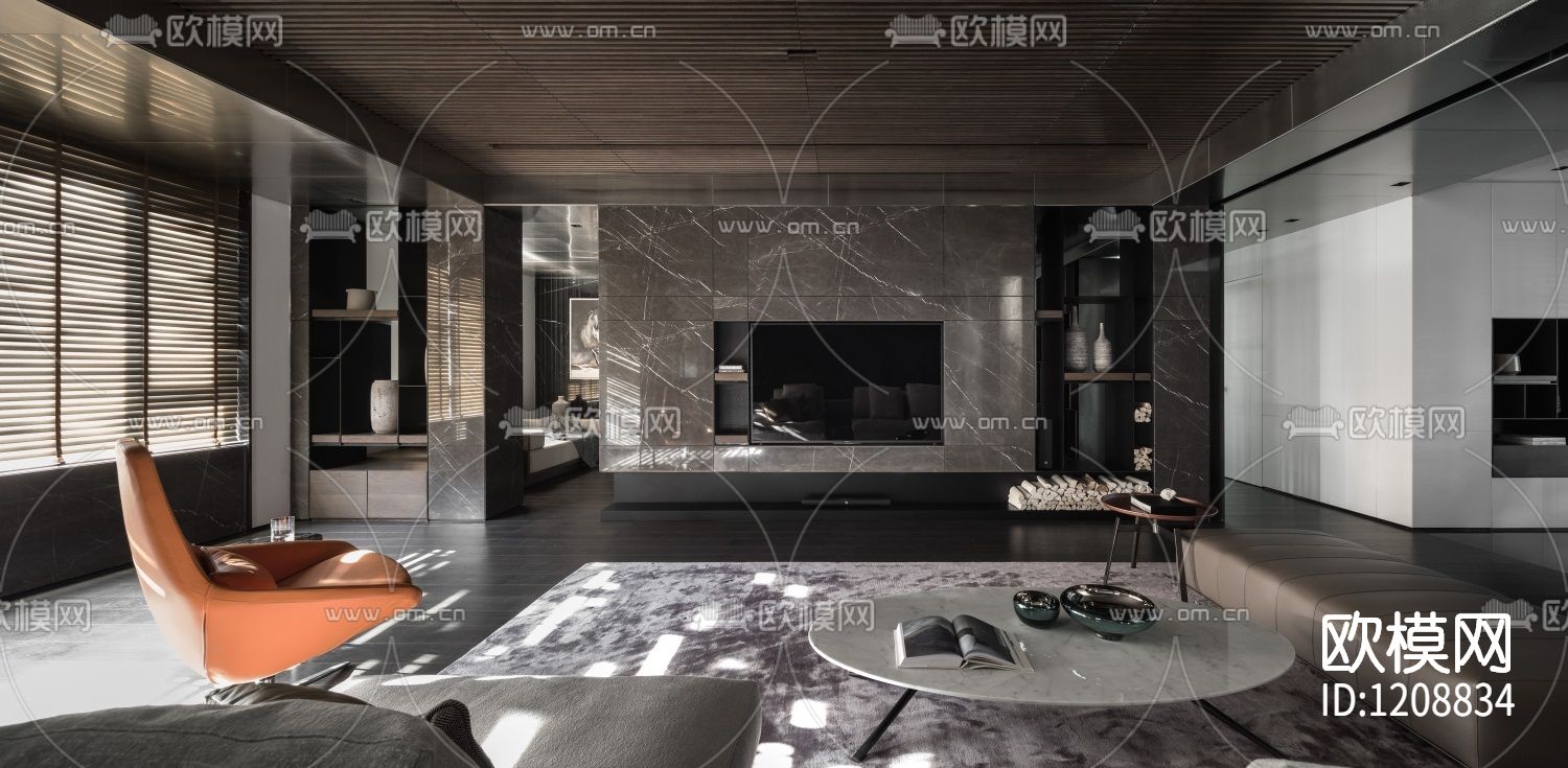 唐忠汉540㎡顶层复式下载（渲染图9）