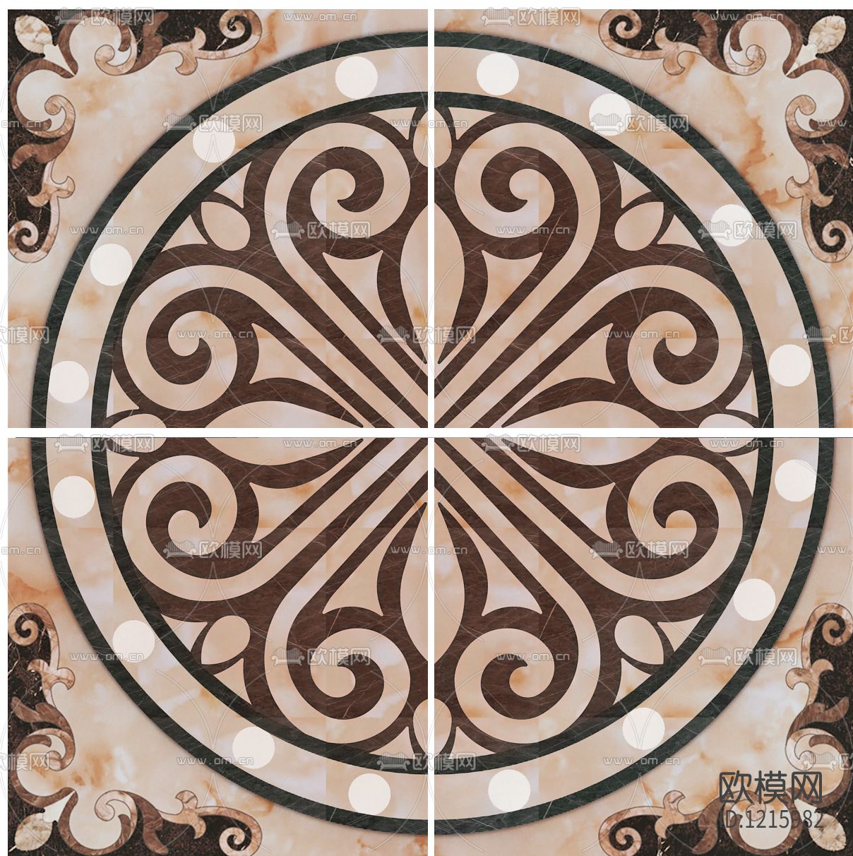 民国风拼花地砖下载